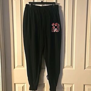 Black Sweats with red 23‎ logo size XL